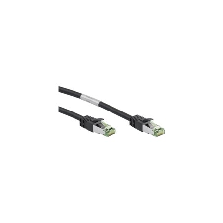 Goobay CAT 8.1 S/FTP Network Cable 1m - High-Speed, Premium Quality, Black - Perfect for Fast Connections!